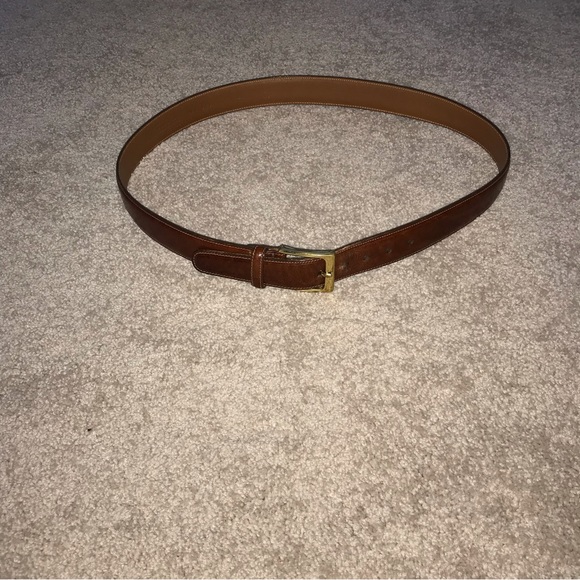 Trafalgar Brown Leather Belt - Picture 7 of 9